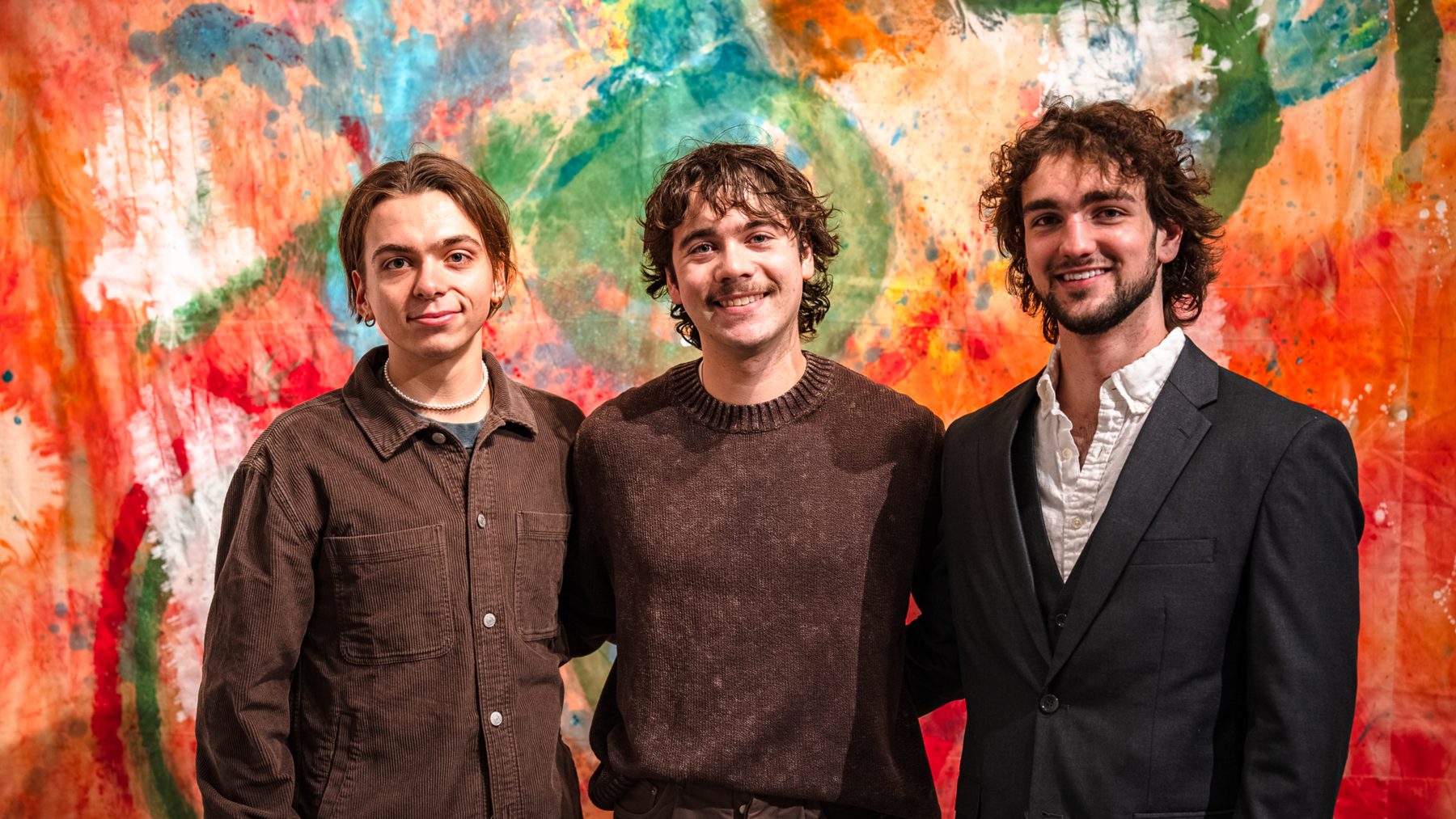 The members of the Stampede at an exhibition opening