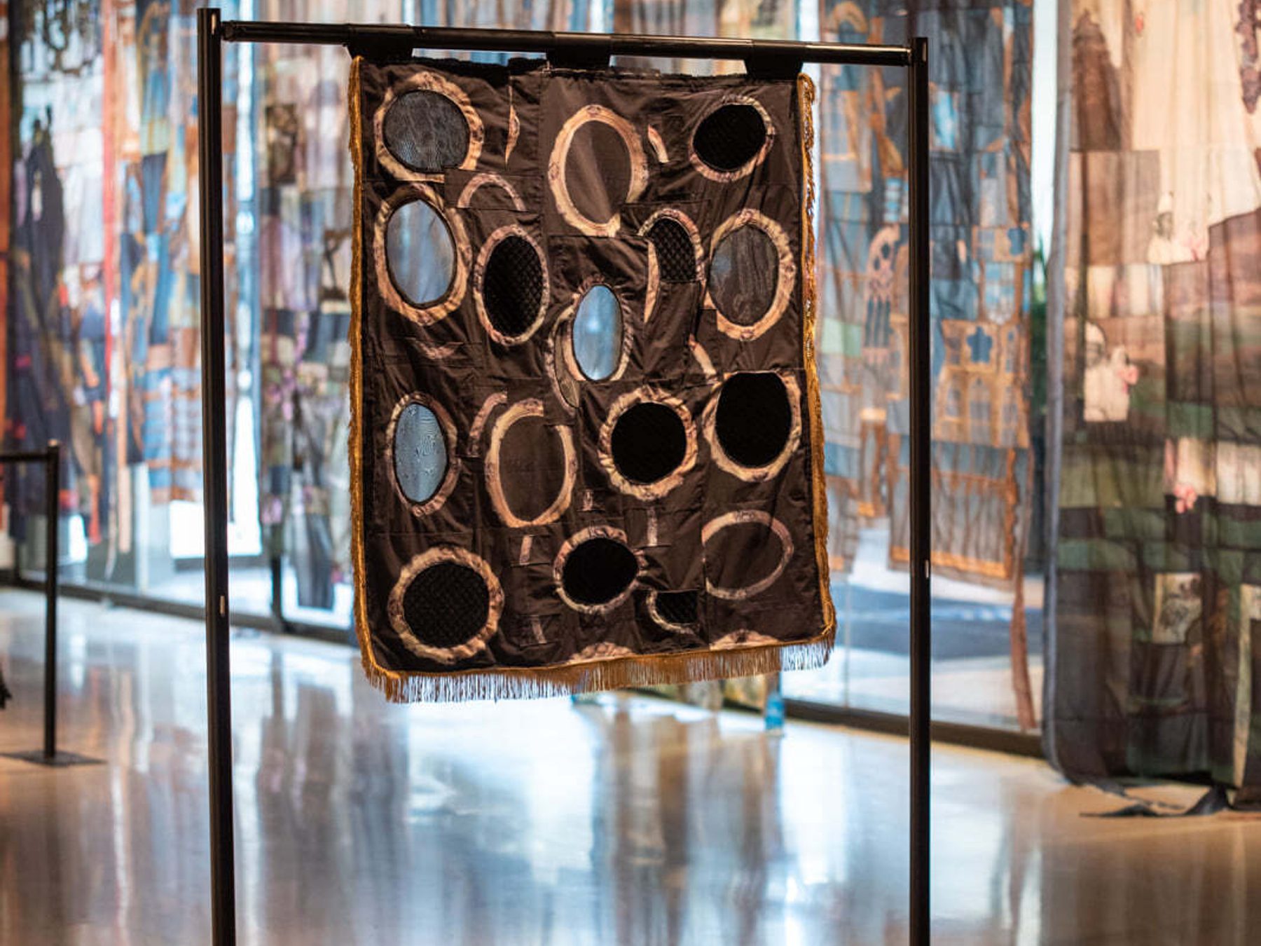 Fabric art by Martha Daghlian