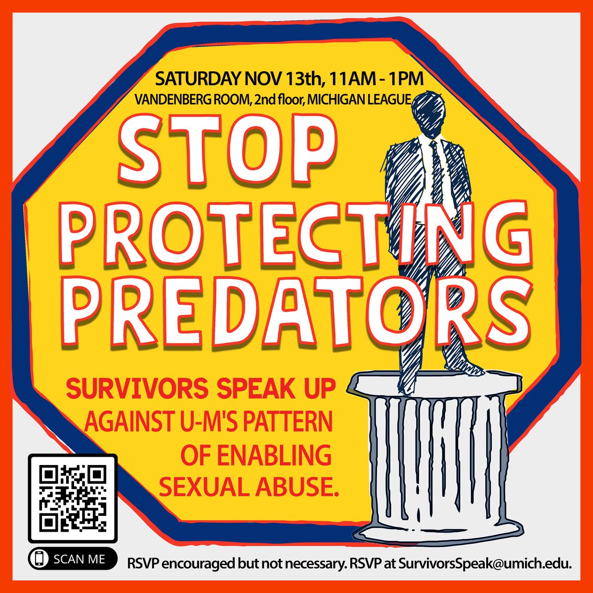 Stop Protecting Predators flyer