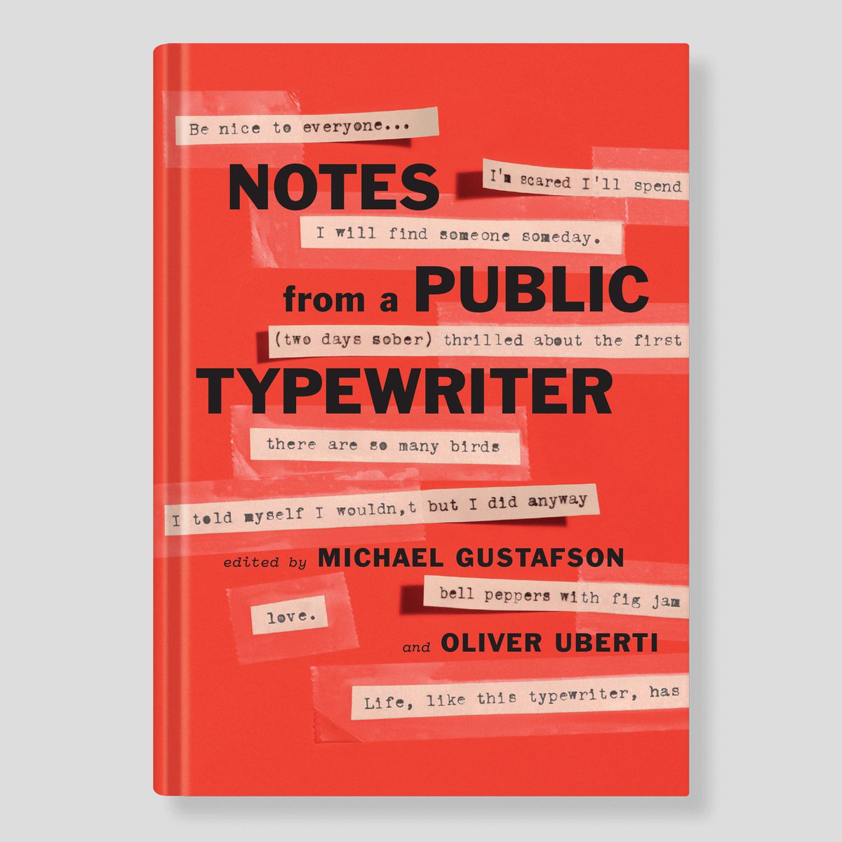 Notes from a public typewriter