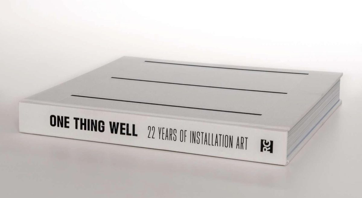 A photo of the book: One Thing Well: 22 Years of Installation Art